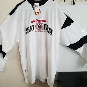 4XL Phat Farm blue and white sweater